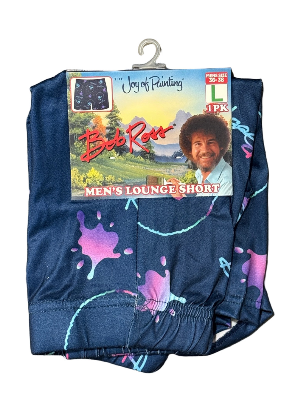 Mens Bob Ross Licensed Lounge Shorts - Size Large - NWT